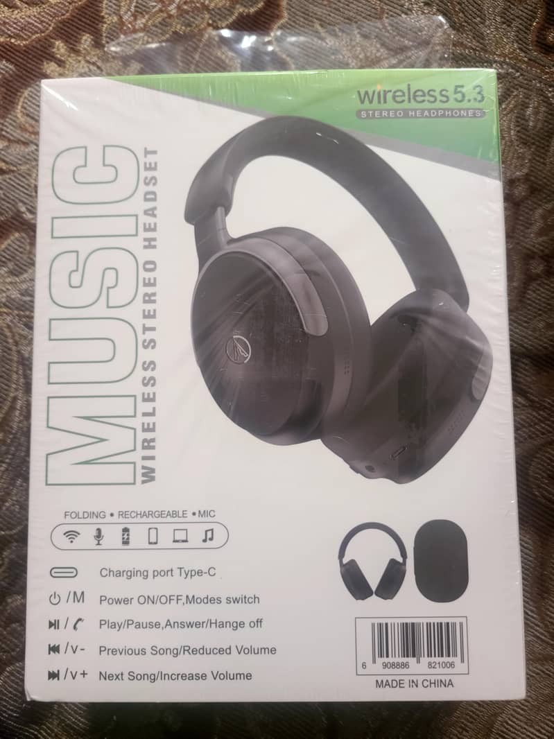 Trance 100 ANC Wireless Headphone ki Aplus copy hea 0
