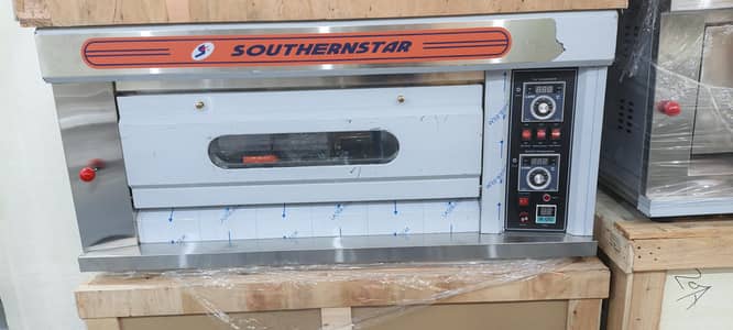 prep table/ pizza oven/ fryer/ dough mixer/ broast machine/ food bags