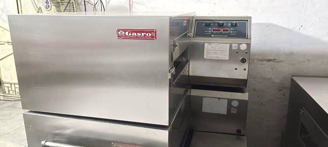 pizza oven south star/ dough mixer/ prep table/ conveyor/ fryer/ pans
