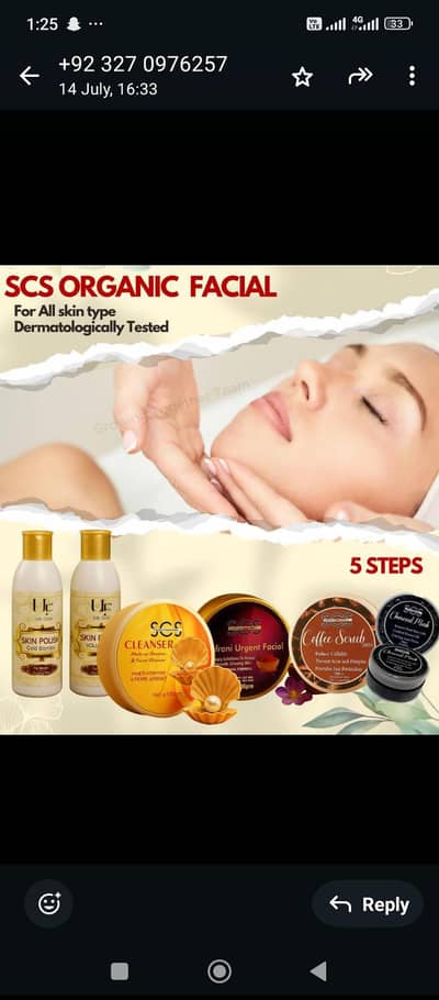 scs facial set