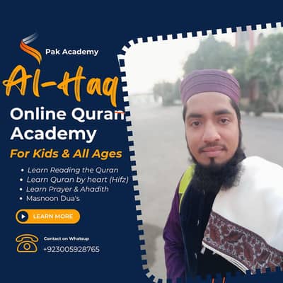 I am Quran Nazira & Tajweed Teacher for Hayatabad !