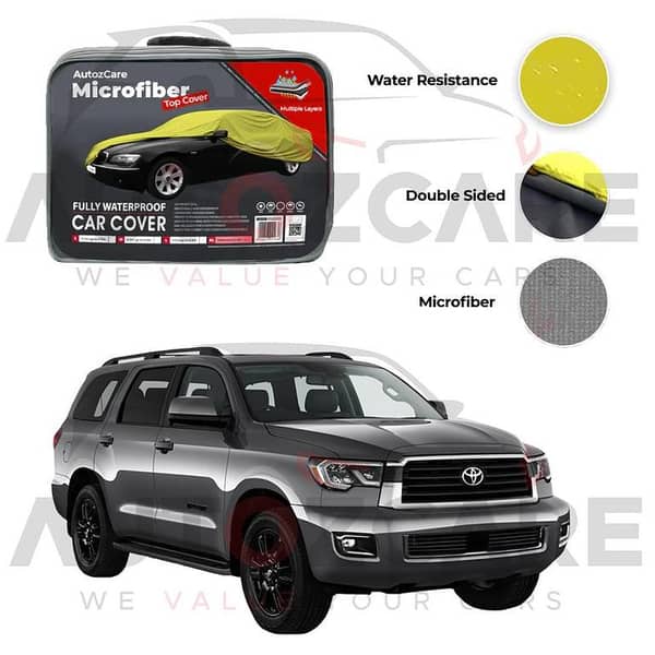 Toyota Sequoia Microfiber Car Top Cover - Model 2008-2022