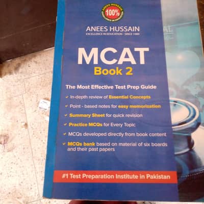 MCAT BOOK 1 & 2 FOR URGENT SALE