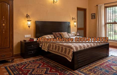 Bed/Double bed/single bed/king size bed/wooden bed/polish bed