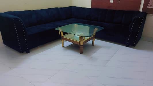 SOFA L SHAPE 7 SEATER IN GUD CONDITION 03281010987