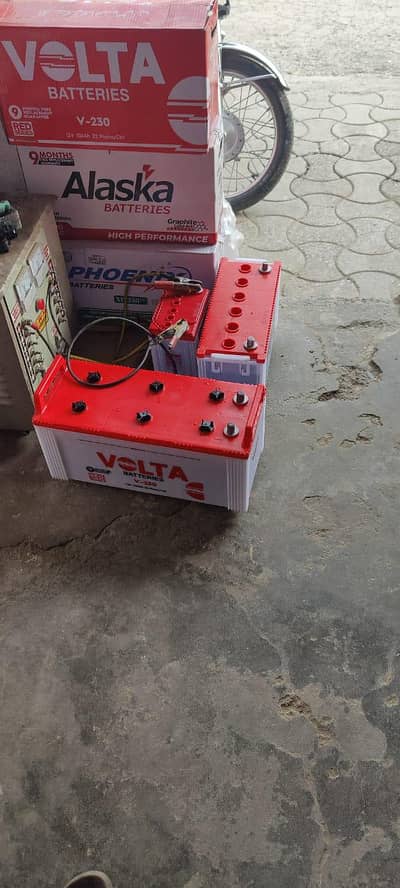 All types of battery are available