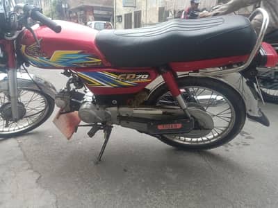 honda CD 70 Model 2021 New Condition Home use