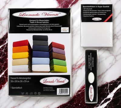 Imported Leonardo Vicenti Cotton Fitted Bedsheet | Bedsheet for Sale