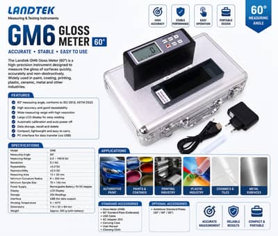 Gloss Meter 60 in pakistan GM6 Landtek