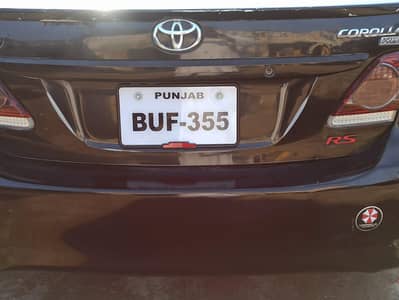 Toyota Corolla XLI 2012