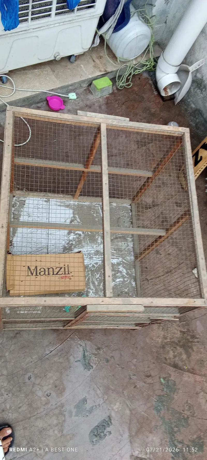 Hen cage for sale medium size — photo 2