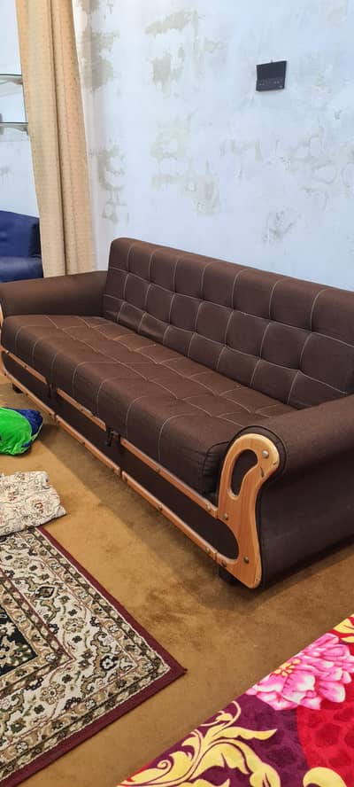 PAIR OF SOFA BEDS