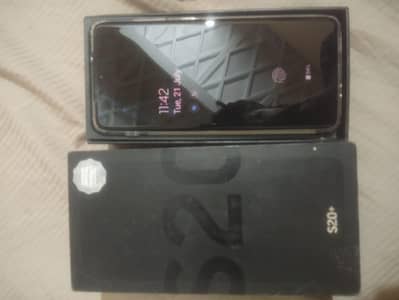 S20 plus dual sim official approved with box