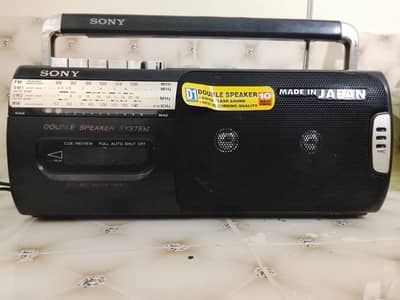 Sony radio cassett CFM-D1J made in Japan