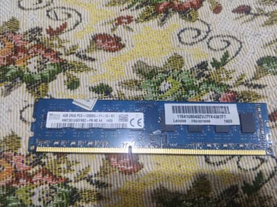 4gb ram ddr 3 in used