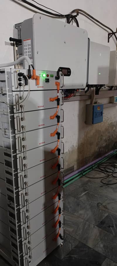 100kw hybrid inverter and Batteries