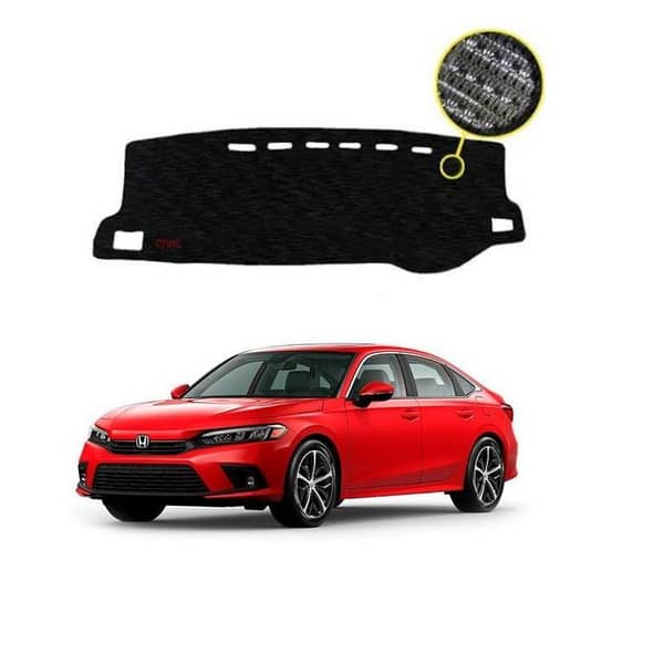 Honda Civic (2022-2026) Premium Dashboard Mat Velvet Cover