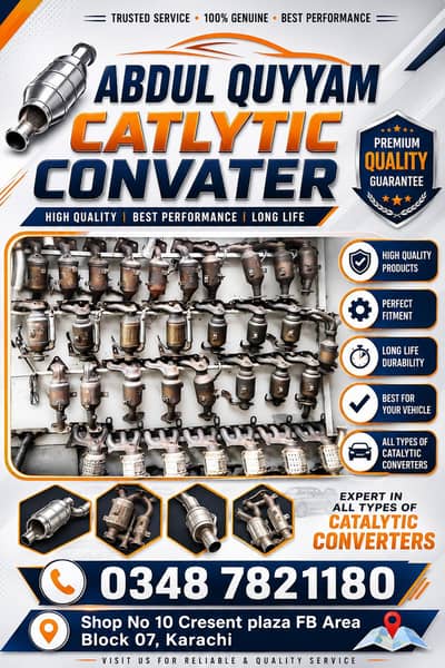 Catalytic Converter Silencer - Prado Civic Reborn Corolla Altis Grande
