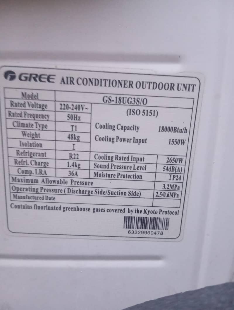 Green split AC 7