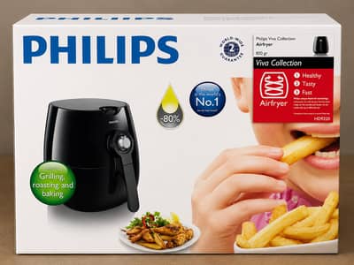 Philips Viva Collection Air Fryer HD9220 (800g) – Excellent Condition