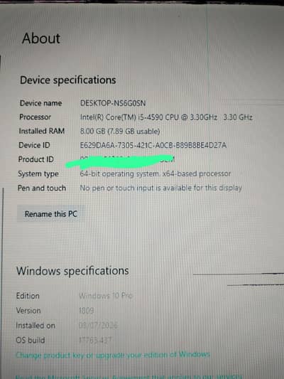 Good Condition PC for sale