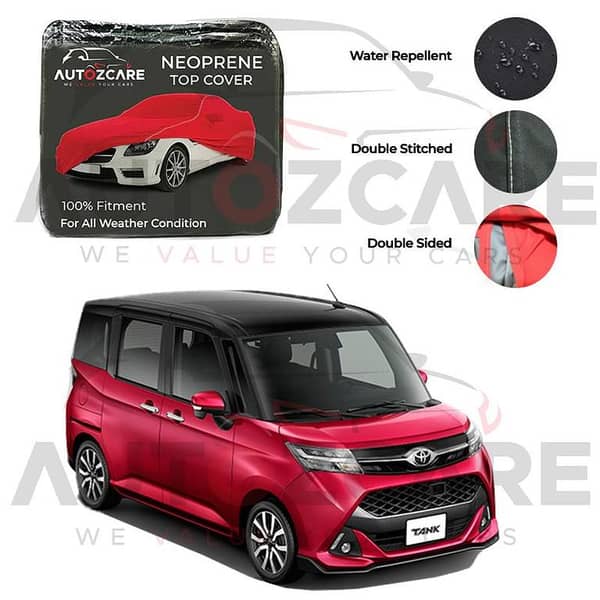 Toyota Tank Neoprene Top Cover - Model 2016-2020