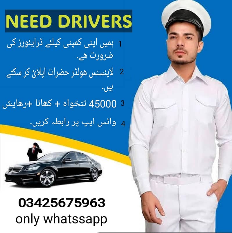 Need drivers / Drivers needed 0