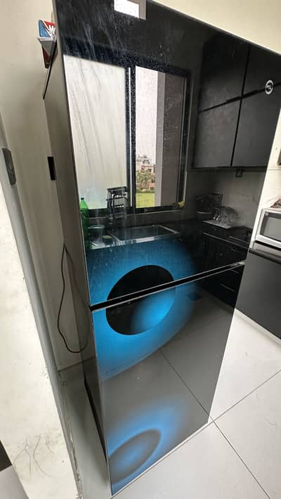 Glass Double Door Fringier 100% Working for sell urgent