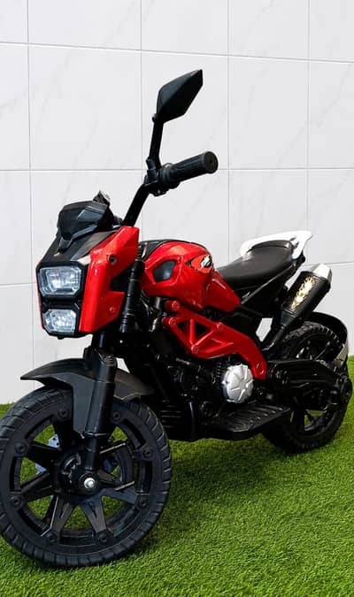 kids electric heavy bike with real shock and rubber tyre