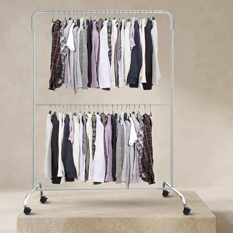2 Layers  Clothes Stand 0
