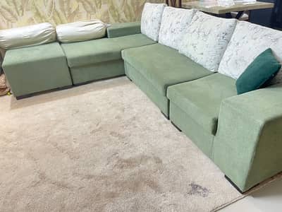 New 7 seater L shape sofa urgent sale