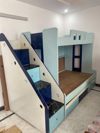 Wooden bunker bed