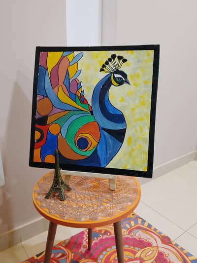 painting 1.5 feet by 1.5 feet