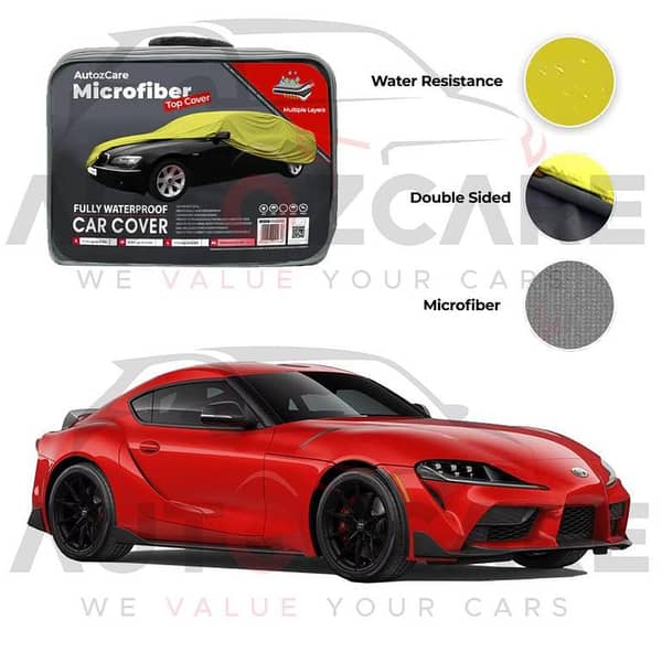 Toyota Supra Microfiber Car Top Cover - Model 2019-2026