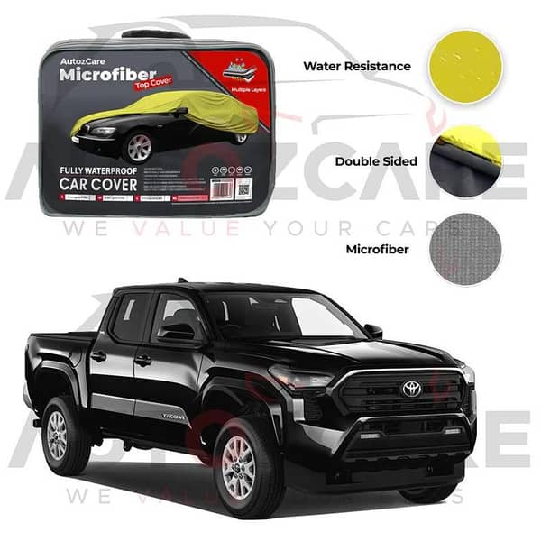 Toyota Tacoma Microfiber Car Top Cover - Model 2023-2026
