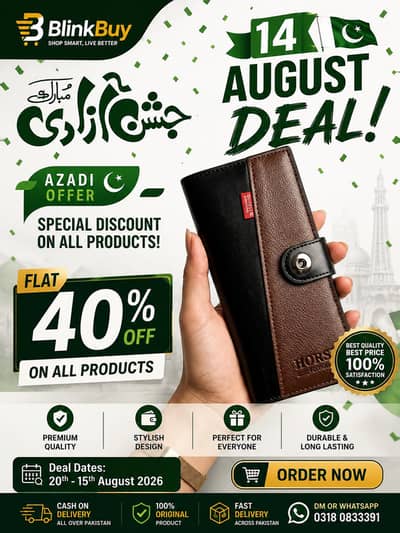WAGLOK dual tone magnetic button Long wallet