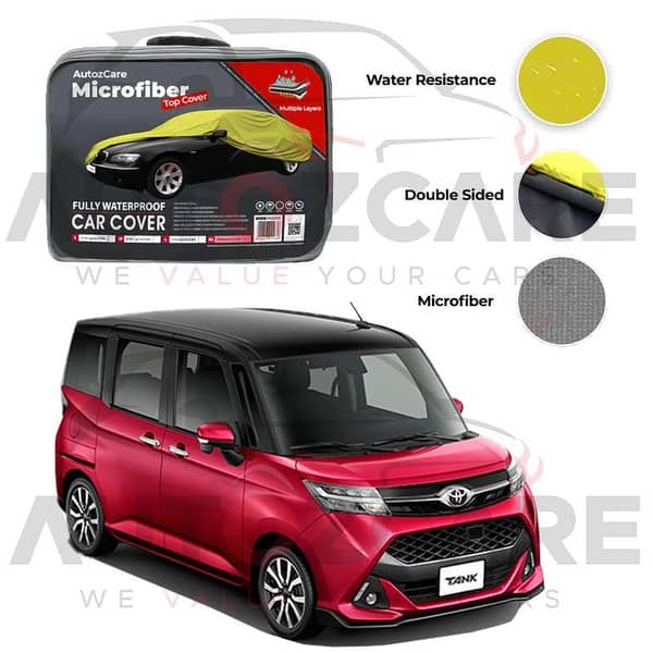 Toyota Tank Microfiber Car Top Cover - Model 2016-2020