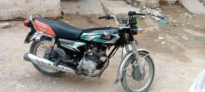 Honda CG 125 2023 model Karachi number. .