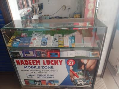 mobile phone counter