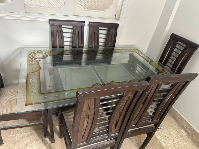 Dining table with chairs 4