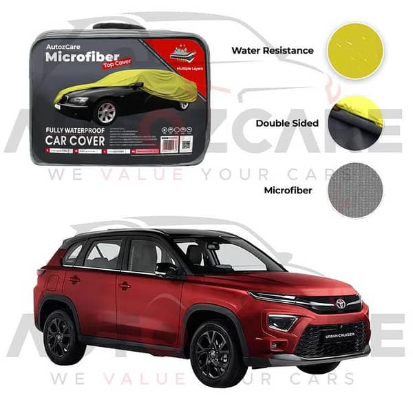 Toyota Urban Cruiser Microfiber Car Top Cover - Model 2020-2026