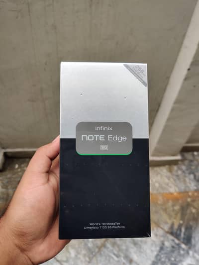 Infinix Note Edge 5G box pack