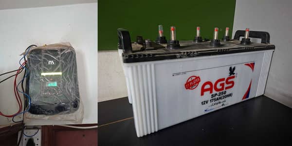 NS Pro UPS/Inverter + AGS 175Ah Battery – Excellent Condition