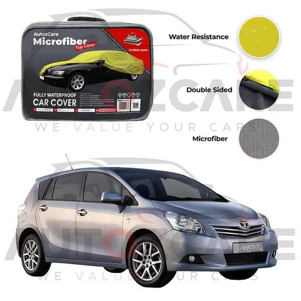 Toyota Verso Microfiber Car Top Cover - Model 2004-2010