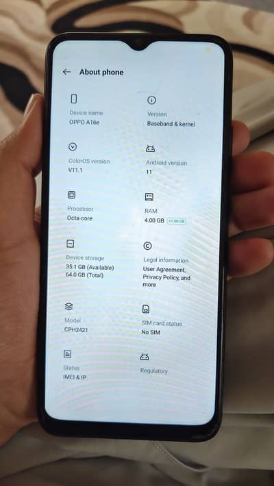Oppo A16e