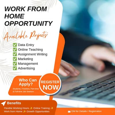 Work From Home Jobs Data Entry | Teaching | Assignments