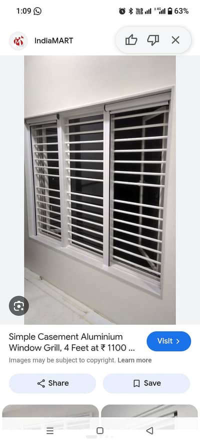 Grill for sell 3 window 1 door