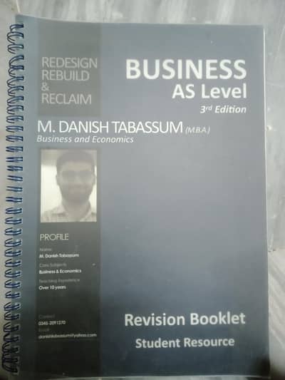 AS level BUSINESS STUDENT RESOURCE
