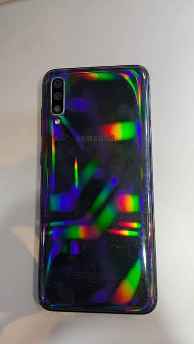 Samsung Mobile A70 with box official pta approved