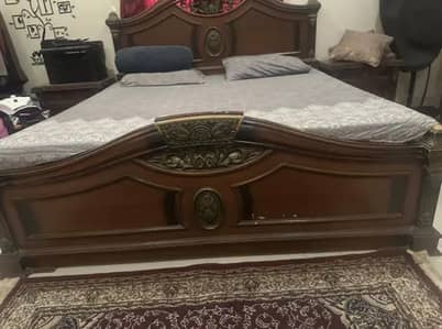 original sheesham wood complete king bed set